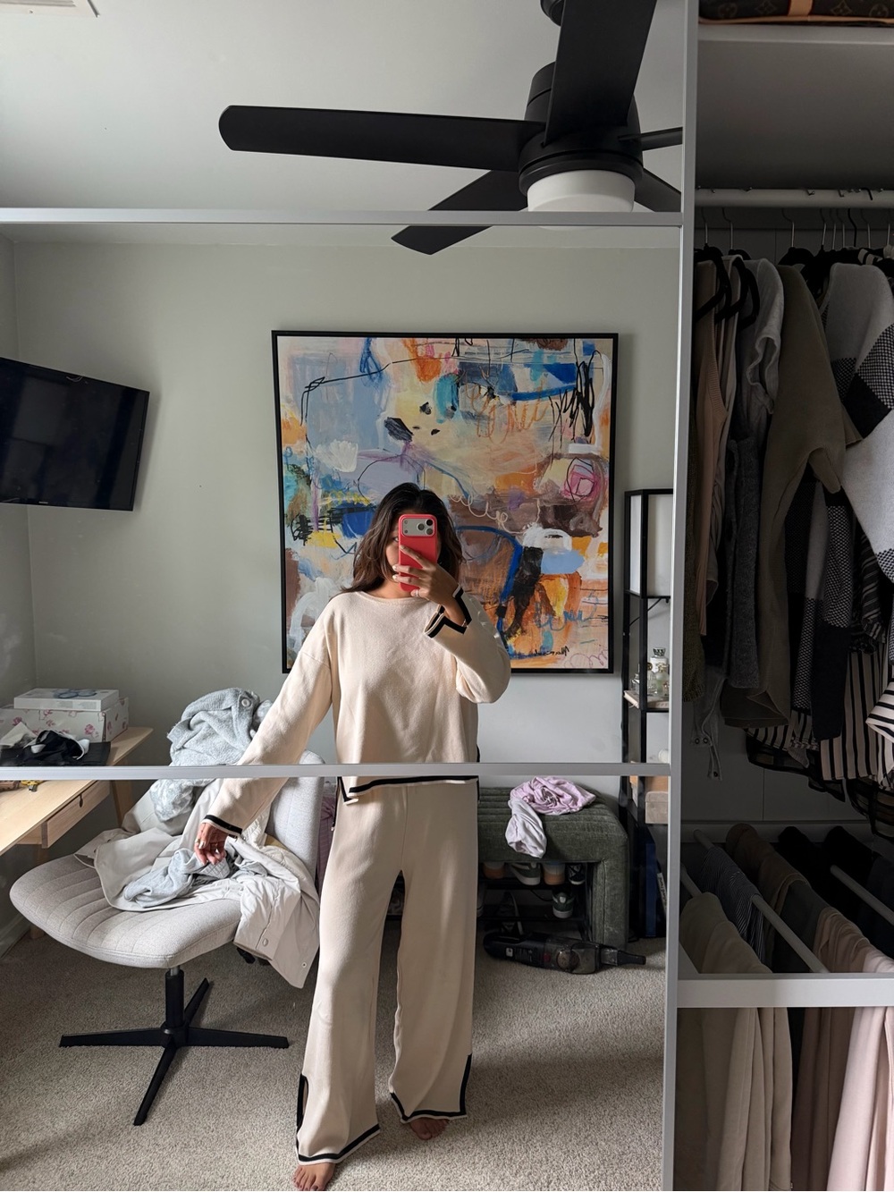 Cream Lounge Set